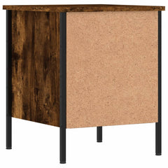 vidaXL Bedside Cabinets 2 pcs Smoked Oak 40x42x50 cm Engineered Wood 6