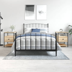 vidaXL Bedside Cabinet 40x42x56 cm Engineered Wood