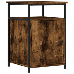 vidaXL Bedside Cabinets 2 pcs Smoked Oak 40x42x60 cm Engineered Wood 3