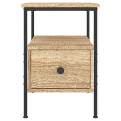 vidaXL Bedside Cabinet Sonoma Oak 34x36x50 cm Engineered Wood 4