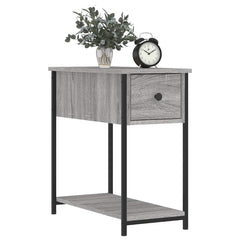 vidaXL Bedside Cabinets 2 pcs Grey Sonoma 30x60x60 cm Engineered Wood 3