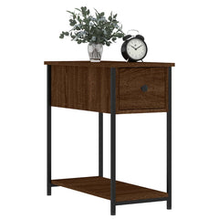vidaXL Bedside Cabinets 2 pcs Brown Oak 30x60x60 cm Engineered Wood 3