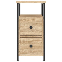 vidaXL Bedside Cabinet Sonoma Oak 30x60x60 cm Engineered Wood 5
