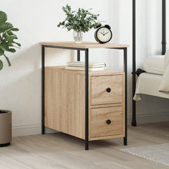 Bedside Cabinet Engineered Wood in Sonoma Oak