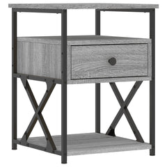 vidaXL Bedside Cabinets 2 pcs Grey Sonoma 40x42x55 cm Engineered Wood 5