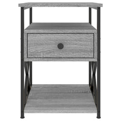 vidaXL Bedside Cabinets 2 pcs Grey Sonoma 40x42x55 cm Engineered Wood 6