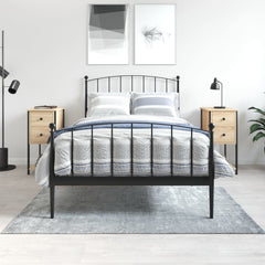 vidaXL Bedside Cabinet 32x42x70 cm Engineered Wood