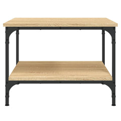 vidaXL Coffee Table Sonoma Oak 55x55x40 cm Engineered Wood 4