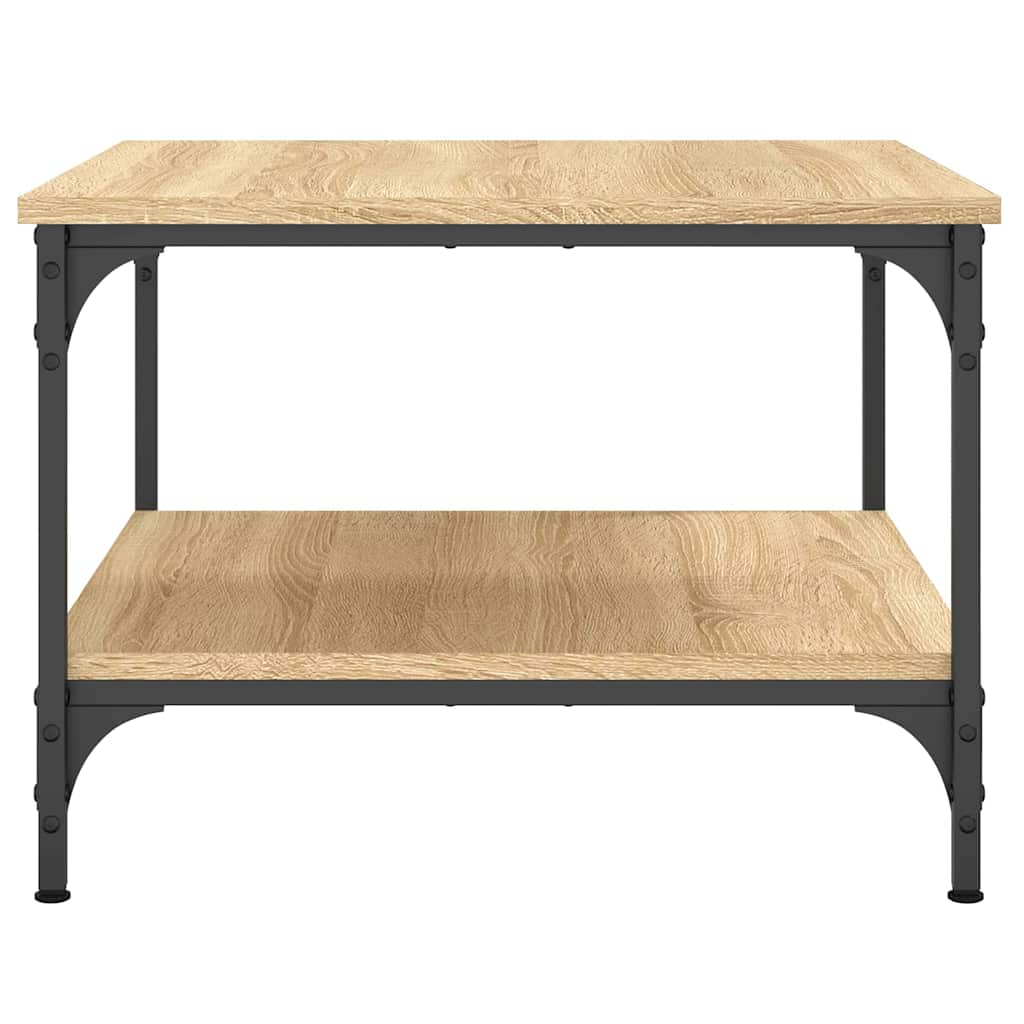 vidaXL Coffee Table Sonoma Oak 55x55x40 cm Engineered Wood 6