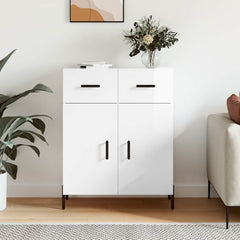 Sideboard 69,5x34x90 cm Engineered Wood High gloss white