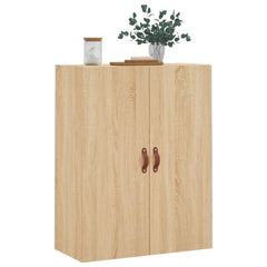 vidaXL Wall Mounted Cabinet Sonoma Oak 69.5x34x90 cm 4