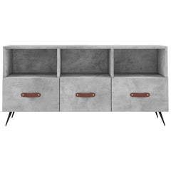 vidaXL TV Cabinet Concrete Grey 102x36x50 cm Engineered Wood 5