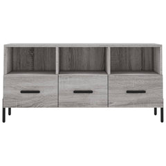 vidaXL TV Cabinet Grey Sonoma 102x36x50 cm Engineered Wood 5