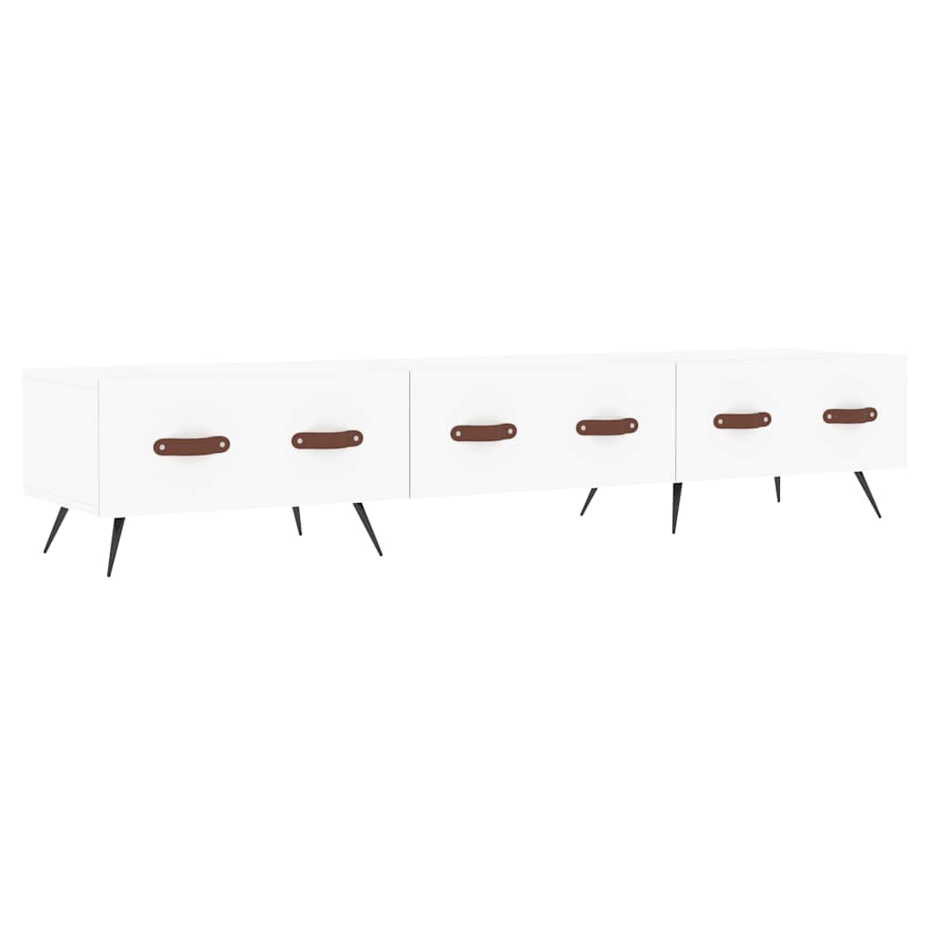 vidaXL TV Cabinet White 150x36x30 cm Engineered Wood 2
