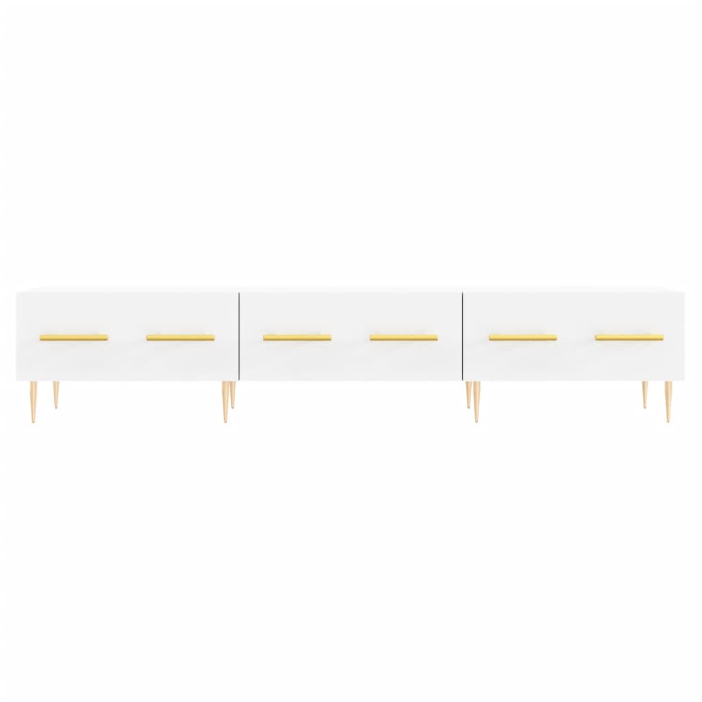 TV Cabinet 150x36x30 cm Engineered Wood White