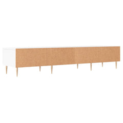 TV Cabinet 150x36x30 cm Engineered Wood White