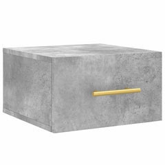 vidaXL Wall-mounted Bedside Cabinets 2 pcs Concrete Grey 35x35x20 cm 5