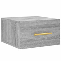 vidaXL Wall-mounted Bedside Cabinets 2 pcs Grey Sonoma 35x35x20 cm 5