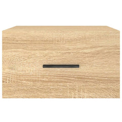 vidaXL Wall-mounted Bedside Cabinets 2 pcs Sonoma Oak 35x35x20 cm 6