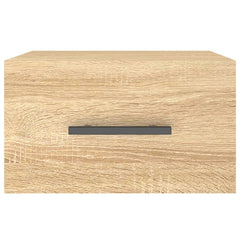vidaXL Wall-mounted Bedside Cabinets 2 pcs Sonoma Oak 35x35x20 cm 4