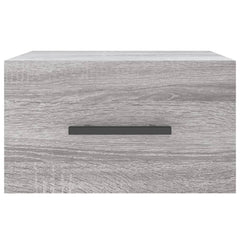 vidaXL Wall-mounted Bedside Cabinets 2 pcs Grey Sonoma 35x35x20 cm 6