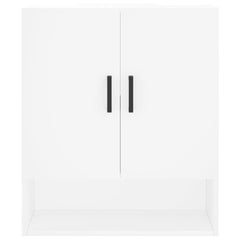 Wall Cabinet White Engineered Wood, image 5