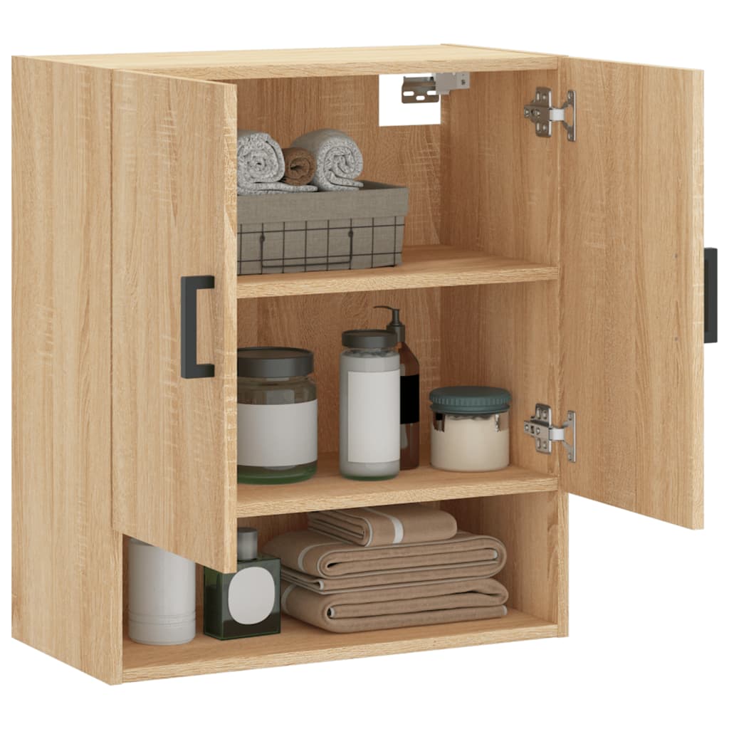 vidaXL Wall Cabinet Sonoma Oak 60x31x70 cm Engineered Wood 4