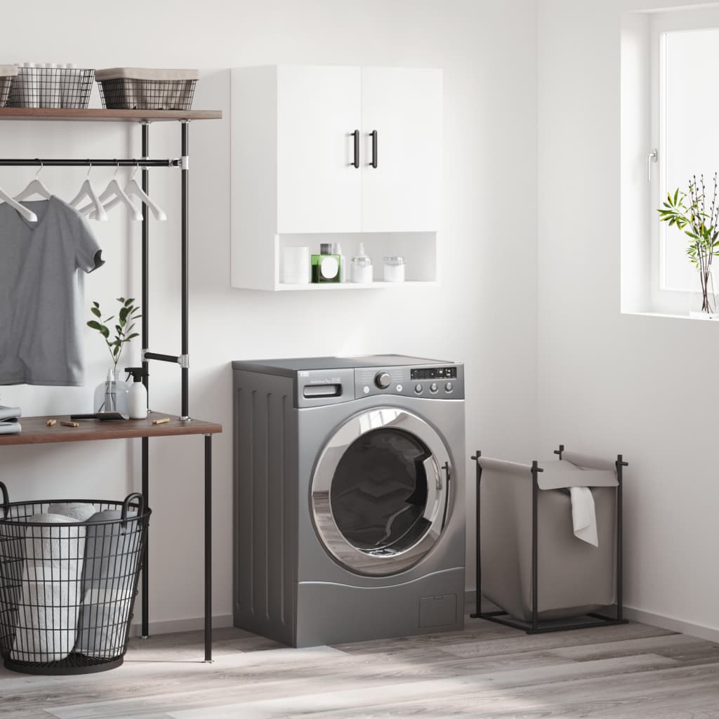 Wall Cabinet 60x31x70 cm Engineered Wood White