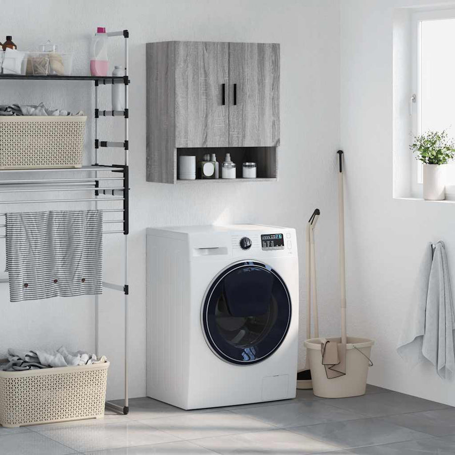 Wall Cabinet Grey Sonoma Engineered Wood