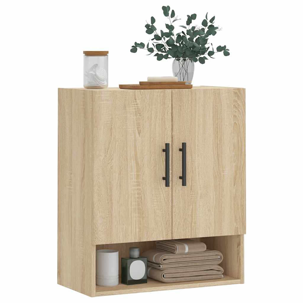 vidaXL Wall Cabinet Sonoma Oak 60x31x70 cm Engineered Wood 3