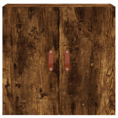 vidaXL Wall Cabinet Smoked Oak 60x31x60 cm Engineered Wood 5