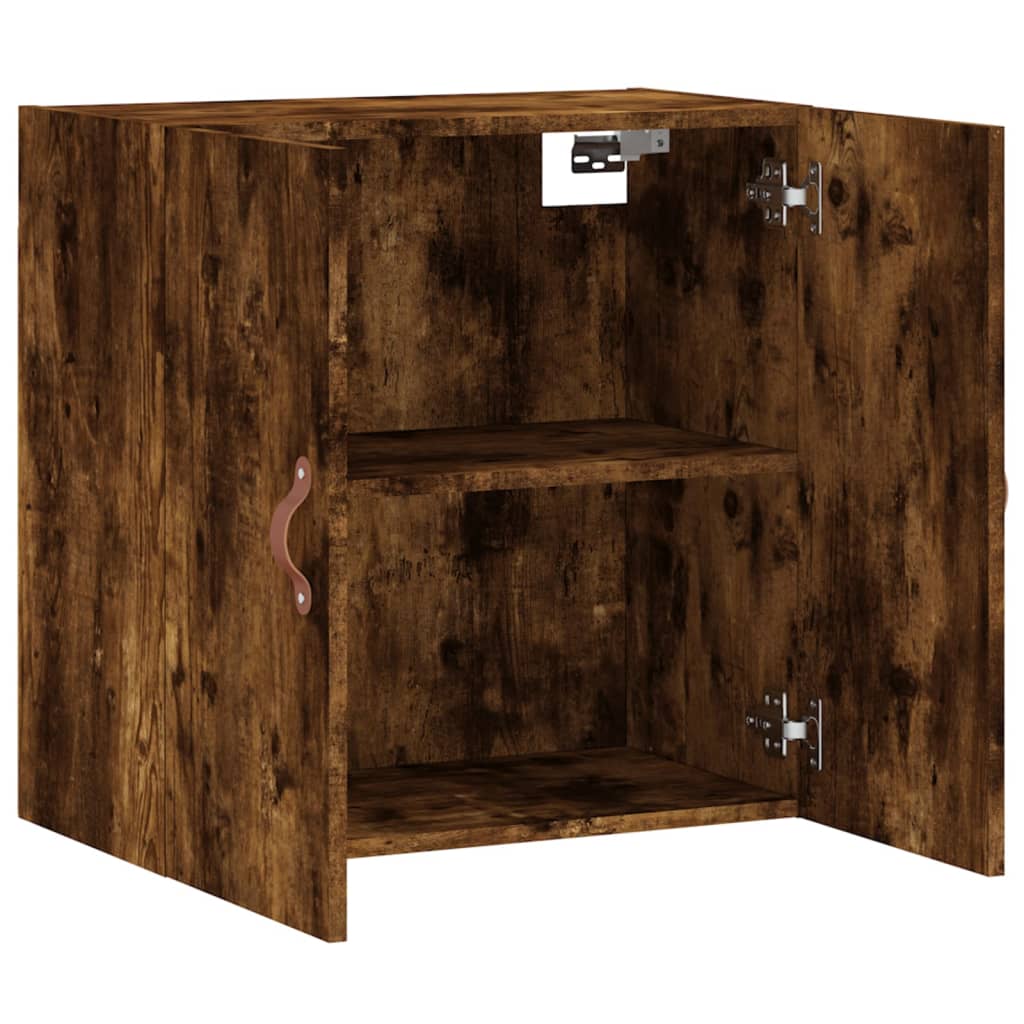 vidaXL Wall Cabinet Smoked Oak 60x31x60 cm Engineered Wood 6