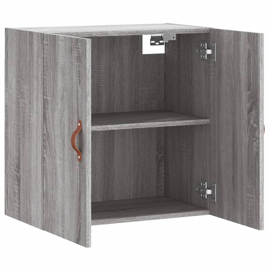 vidaXL Wall Cabinet Grey Sonoma 60x31x60 cm Engineered Wood 6