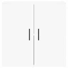 Wall Cabinet White Engineered Wood, image 5