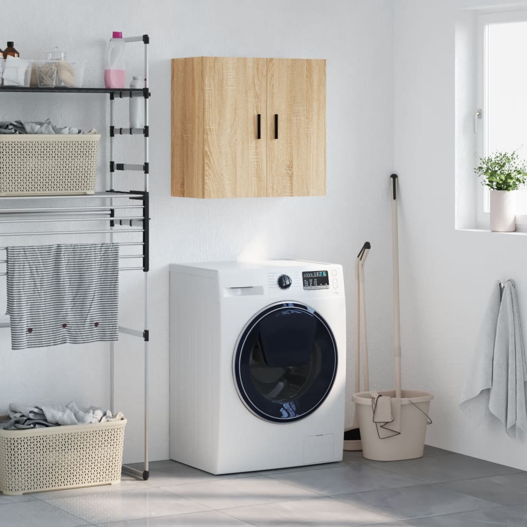 vidaXL Wall Cabinet Sonoma Oak 60x31x60 cm Engineered Wood 1