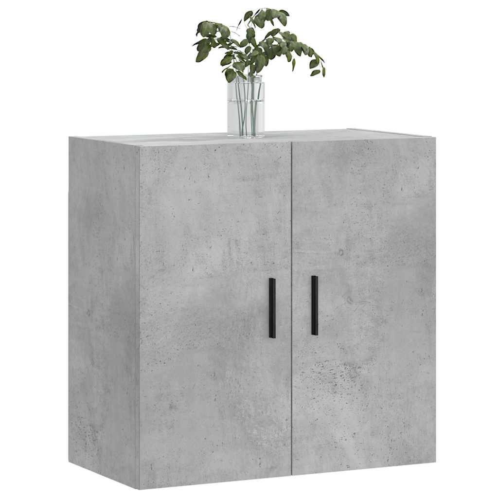 Wall Cabinet Concrete Grey Engineered Wood, image 3