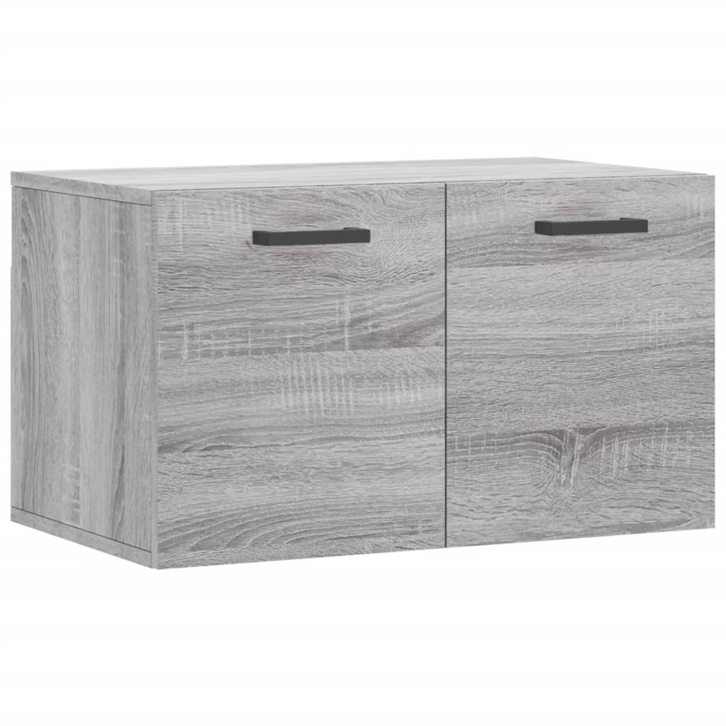 vidaXL Wall Cabinet Grey Sonoma 60x36,5x35 cm Engineered Wood 2