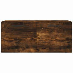 vidaXL Wall Cabinet Smoked Oak 80x36.5x35 cm Engineered Wood 5