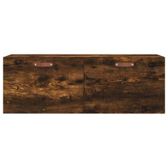vidaXL Wall Cabinet Smoked Oak 100x36,5x35 cm Engineered Wood 3
