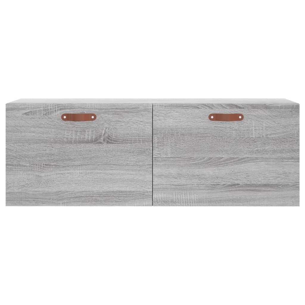 vidaXL Wall Cabinet Grey Sonoma 100x36,5x35 cm Engineered Wood 5