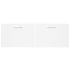 Wall Cabinet White Engineered Wood, image 5