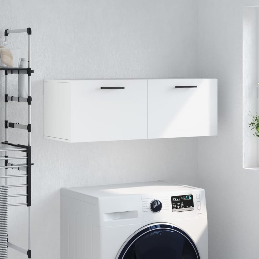 Wall Cabinet 100x36.5x35 cm Engineered Wood White
