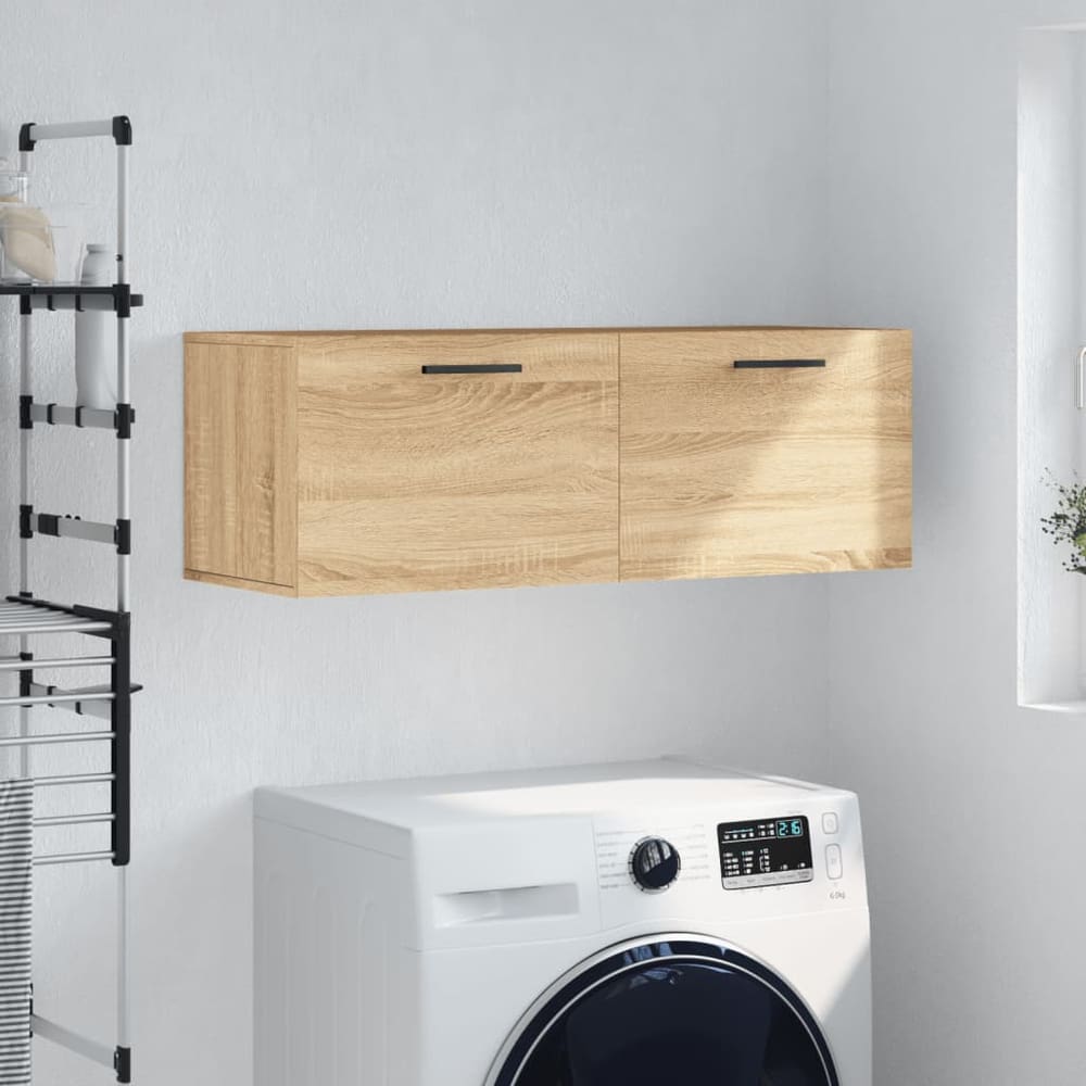 Wall Cabinet 100x36.5x35 cm Engineered Wood Sonoma oak