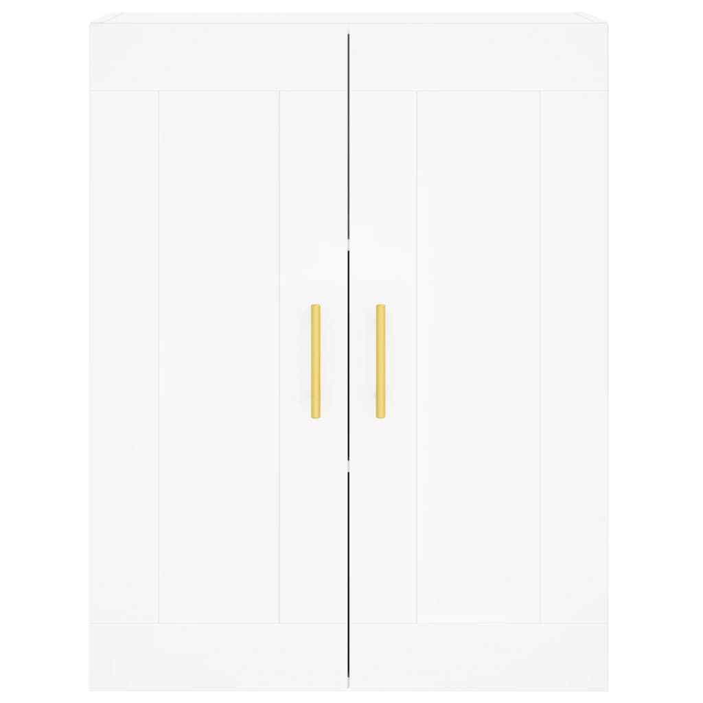 Wall Mounted Cabinet 69,5x34x90 cm Engineered Wood White