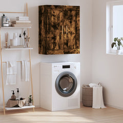 Wall Mounted Cabinet 69,5x34x90 cm Engineered Wood Smoked oak