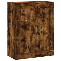 vidaXL Wall Mounted Cabinet Smoked Oak 69.5x34x90 cm Engineered Wood 2