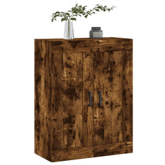 vidaXL Wall Mounted Cabinet Smoked Oak 69.5x34x90 cm Engineered Wood 4
