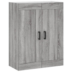 vidaXL Wall Mounted Cabinet Grey Sonoma 69.5x34x90 cm Engineered Wood 2