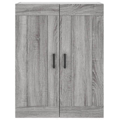 vidaXL Wall Mounted Cabinet Grey Sonoma 69.5x34x90 cm Engineered Wood 6