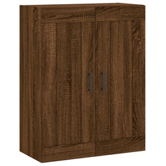 vidaXL Wall Mounted Cabinet Brown Oak 69.5x34x90 cm Engineered Wood 2